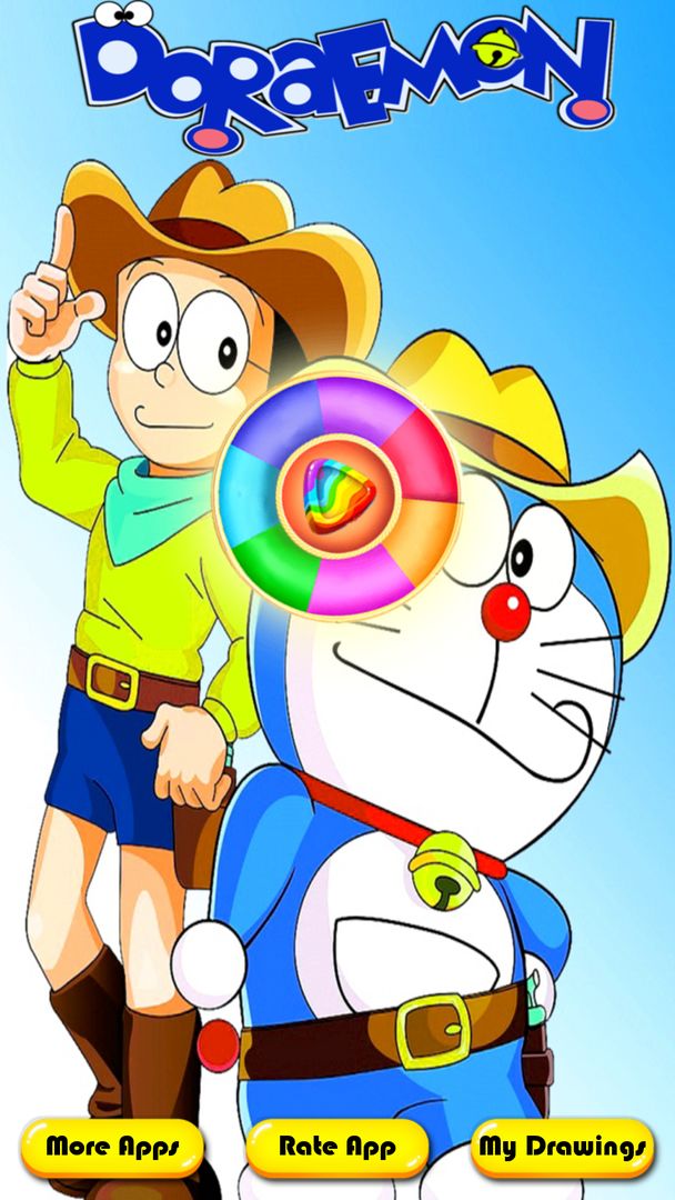 Screenshot of doramon nobita coloring shizuka