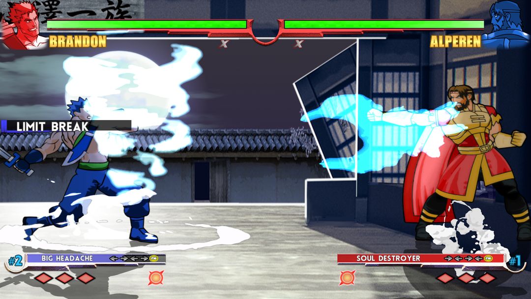 Slashers: Intense 2D Fighting 게임 스크린 샷