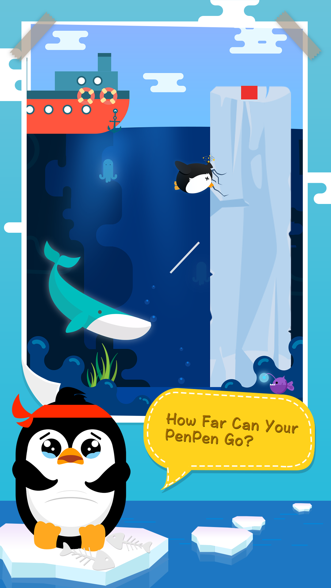 Stick PenPen – Fun Journey 게임 스크린샷