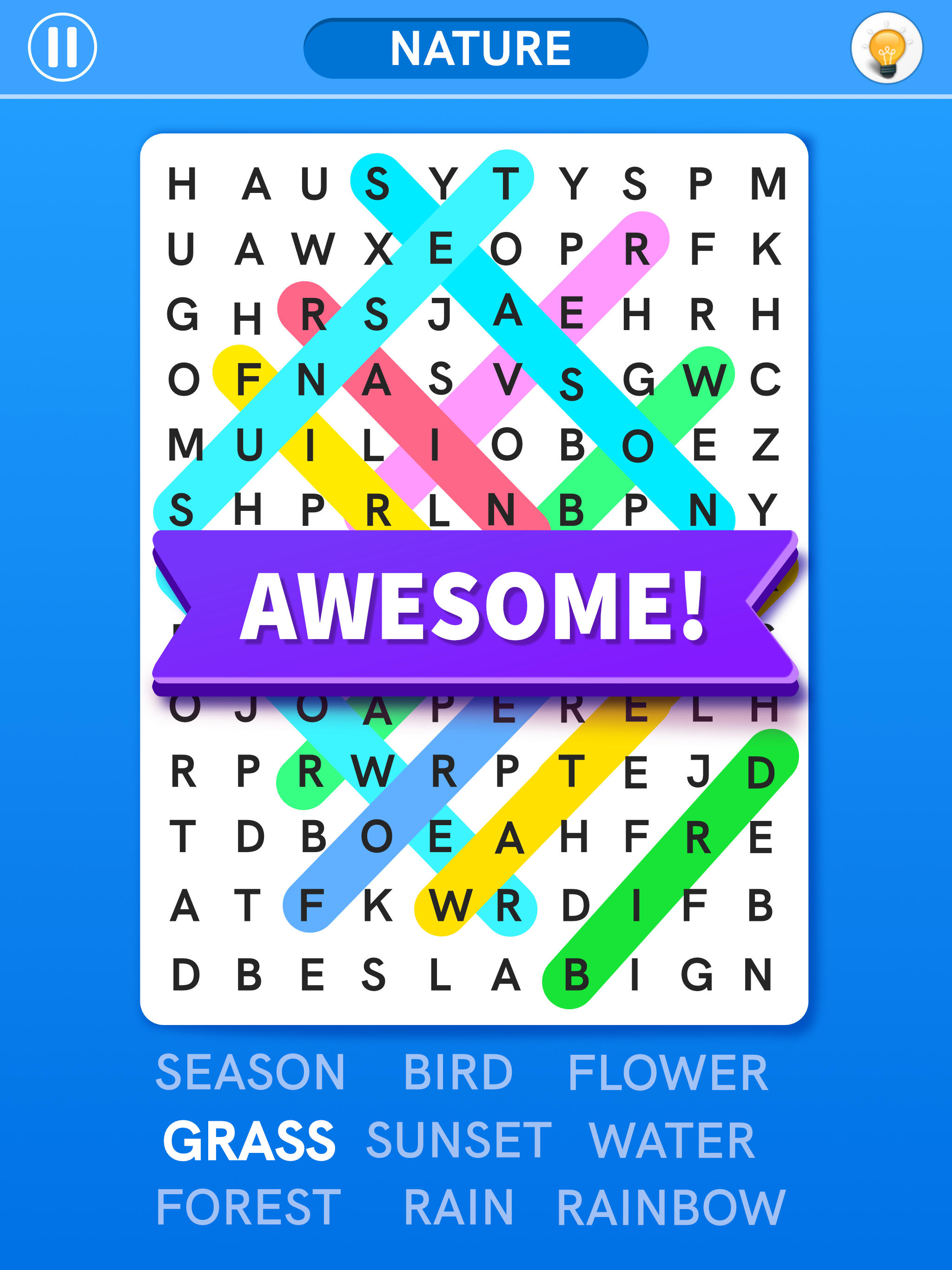 Word Search Games: Word Find Game Screenshot