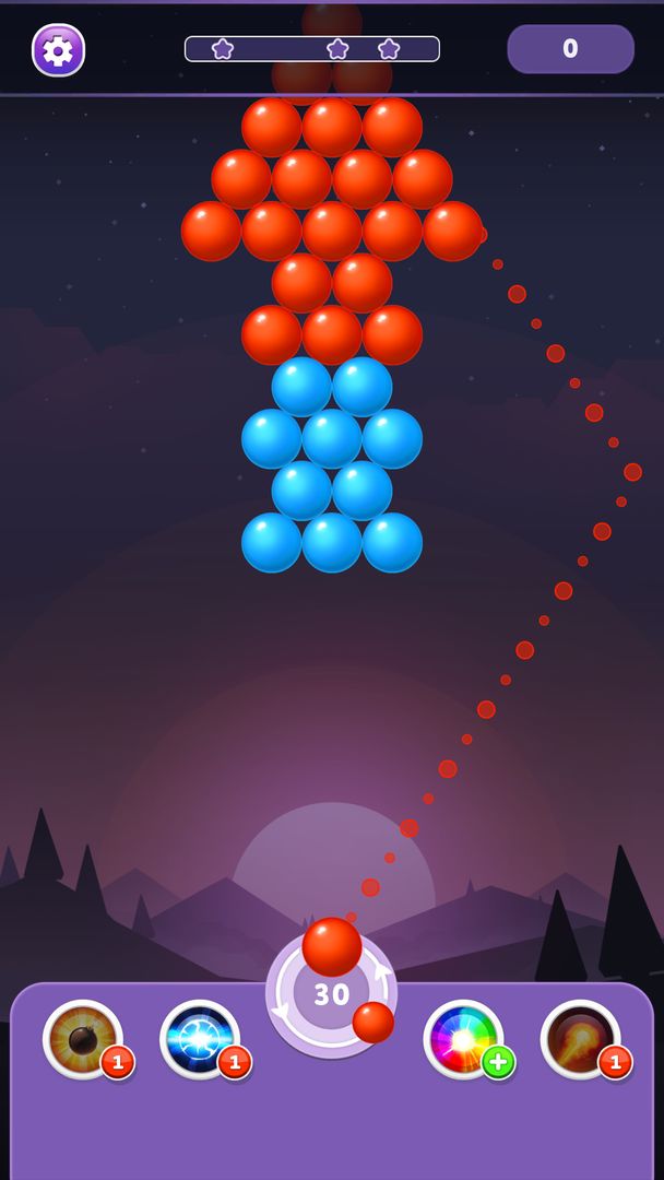 Bubble Shooter Rainbow screenshot game