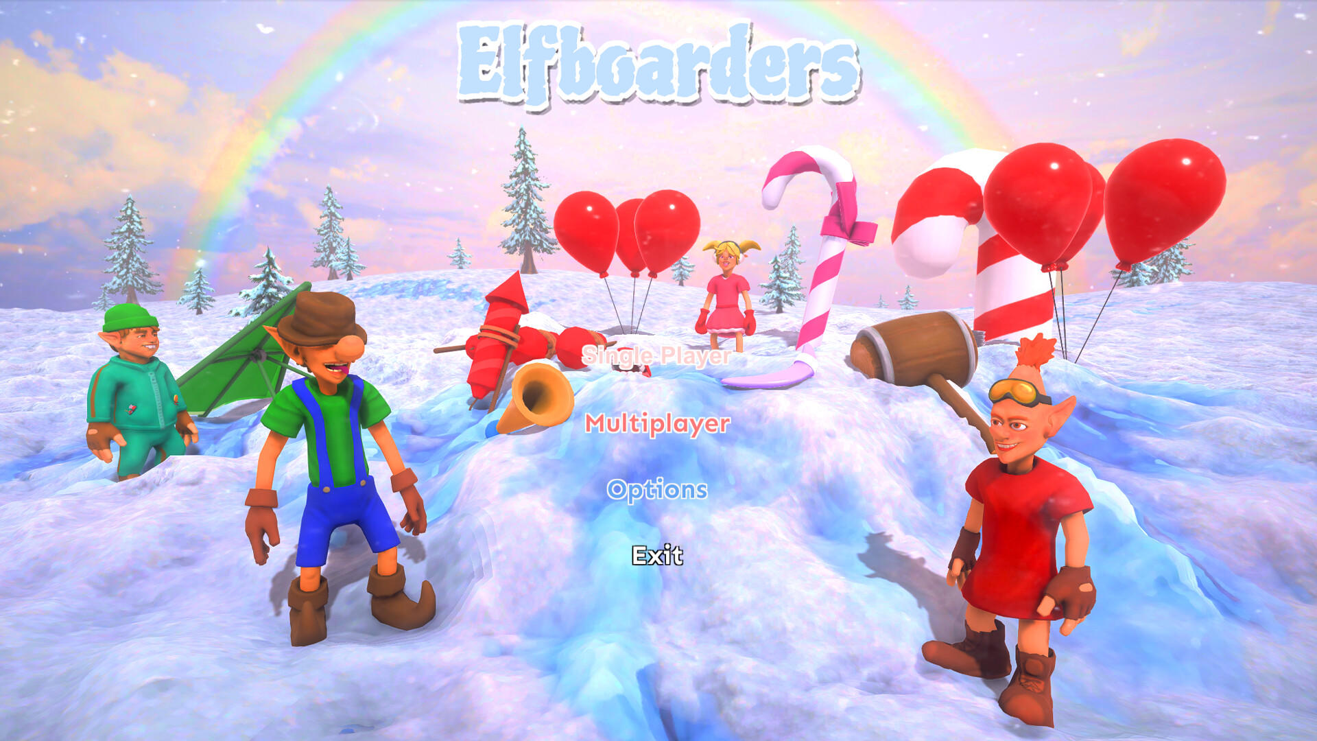 Screenshot of Elfboarders