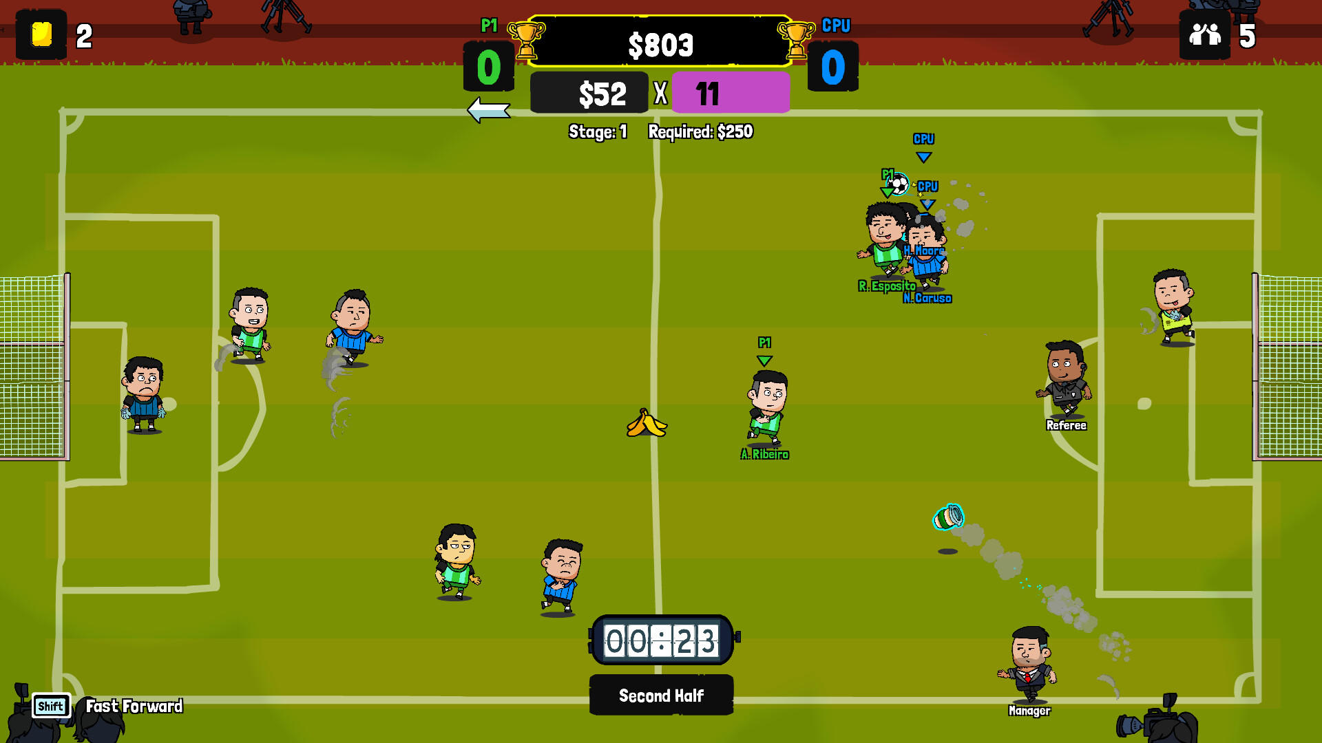 Super Senseless Soccer Game Screenshot