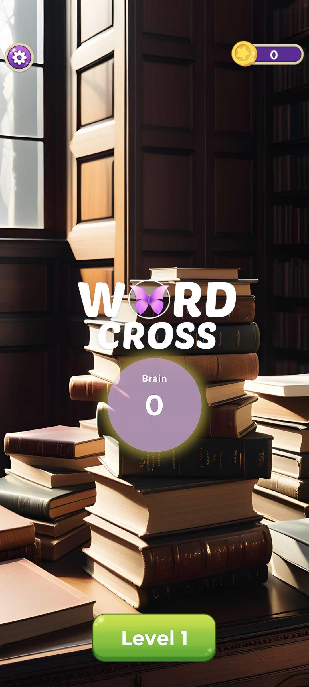 Easy Word Cross Game Screenshot