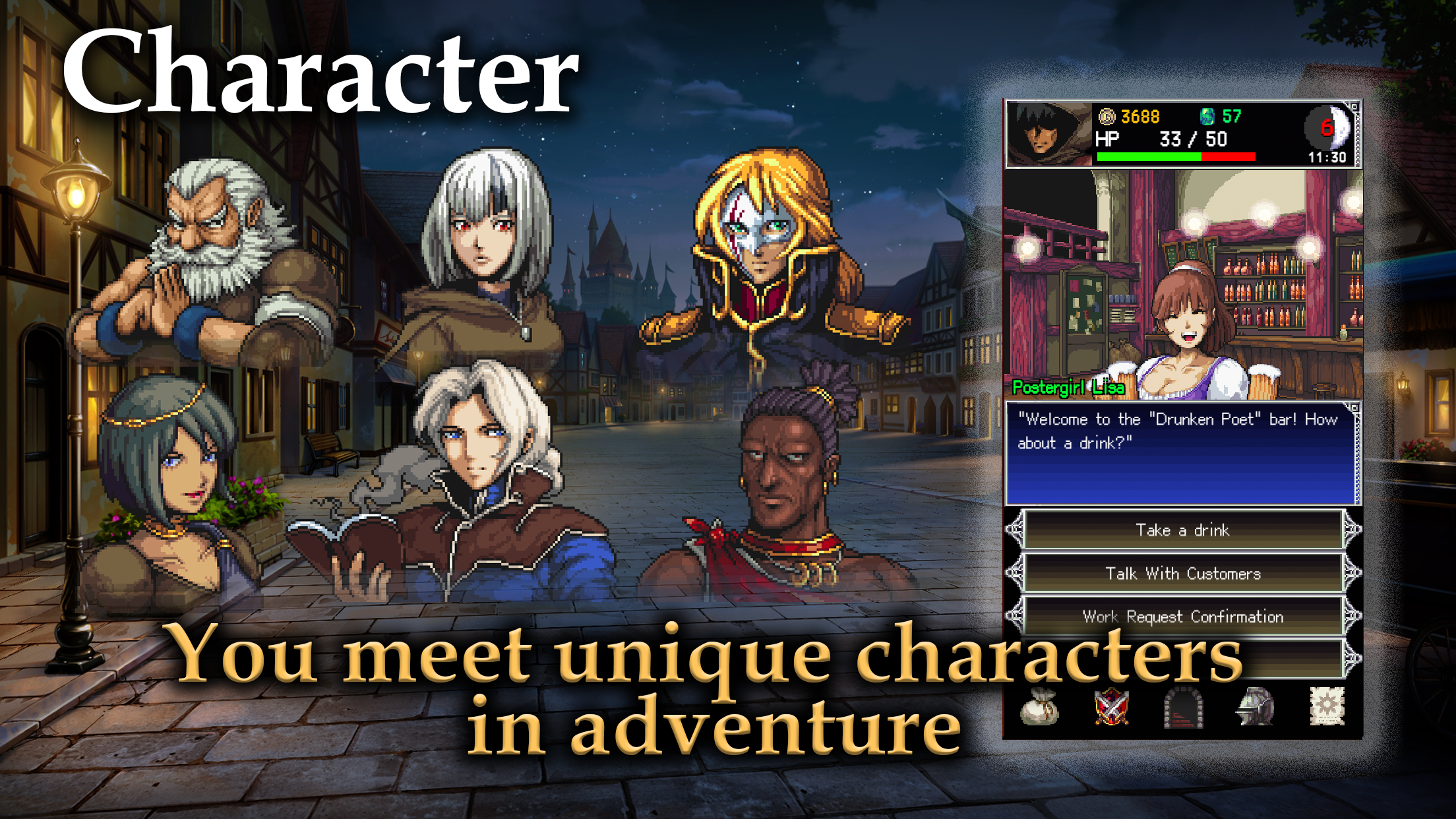 DarkBlood2 - hack & slash RPG- Game Screenshot