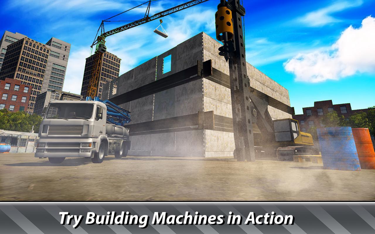 Screenshot 1 of 하우스 빌딩 시뮬레이터 : 건설 트럭을 사용해보십시오! 1.4
