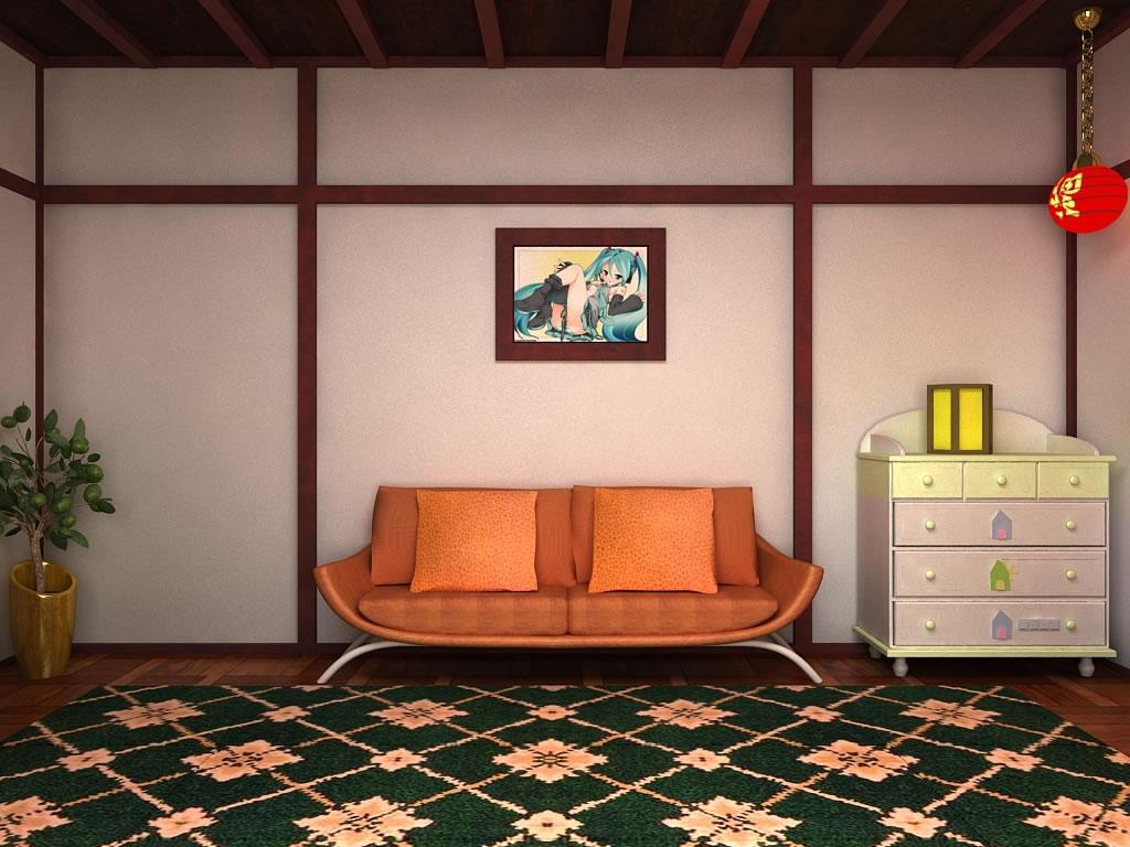 Hatsune Miku Room Escape ภาพหน้าจอเกม