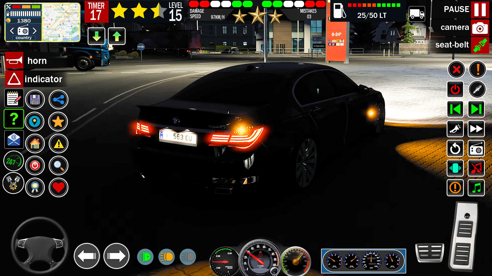 本物の車の駐車 車のゲーム 3D ゲームのスクリーンショット