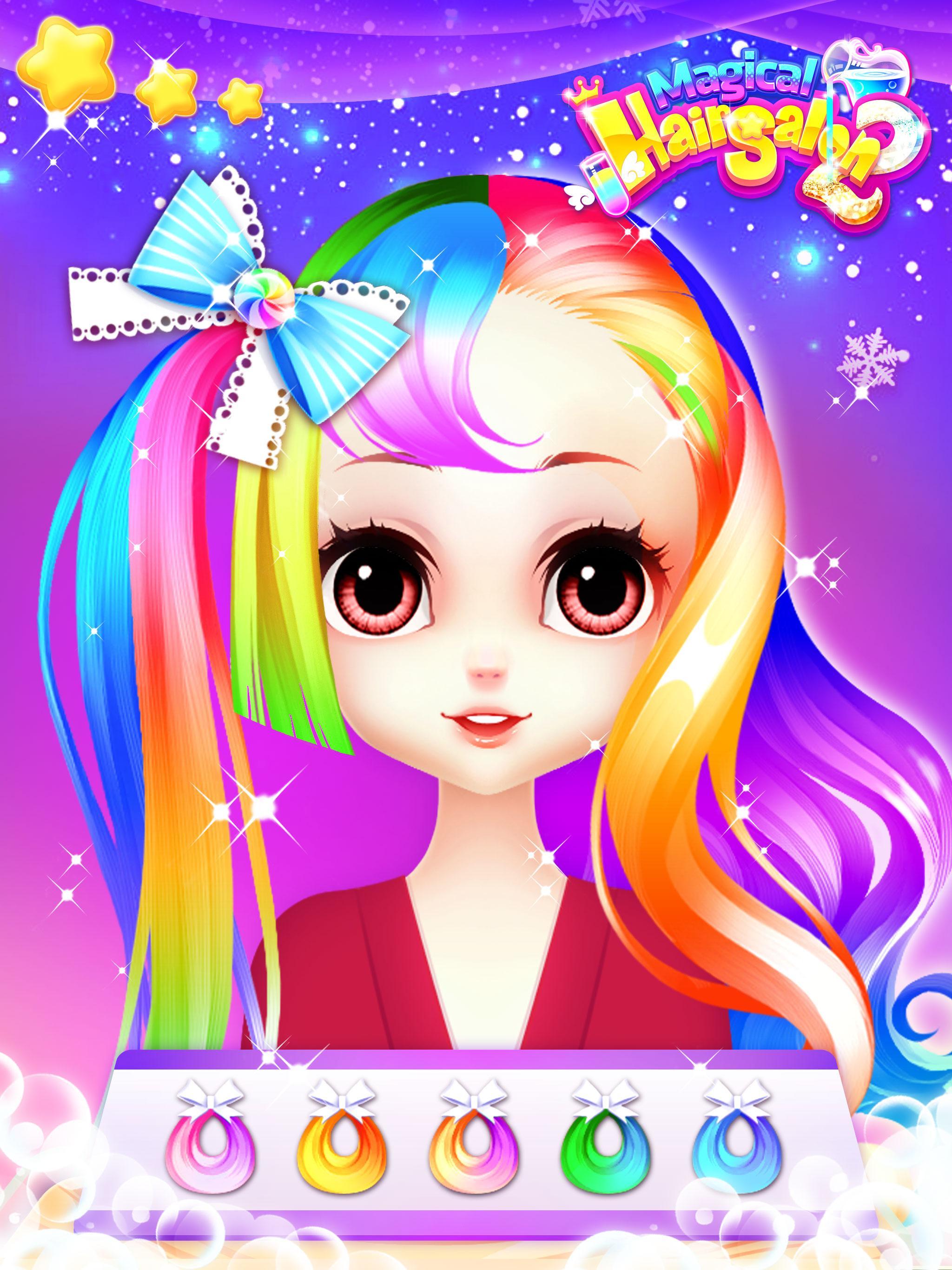 Fashion Hair Salon Games Game Screenshot
