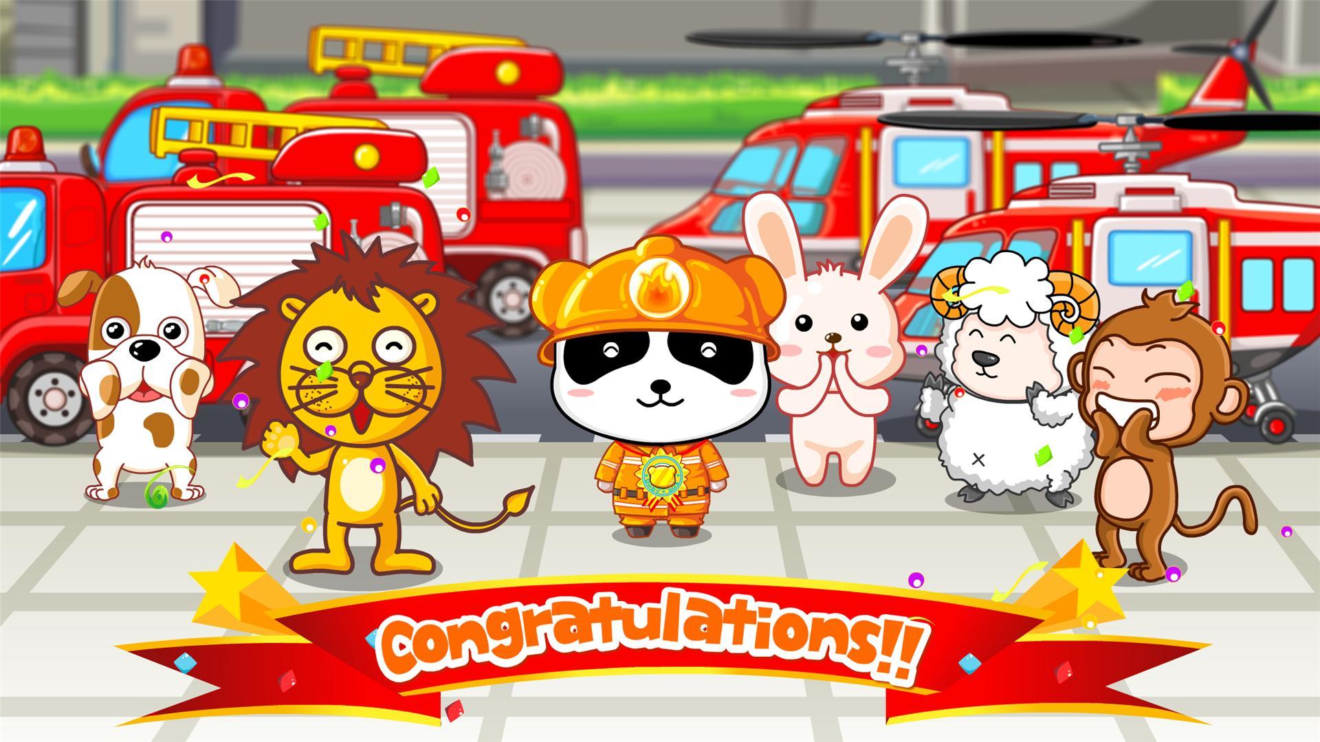 Little Panda Fireman Game Screenshot