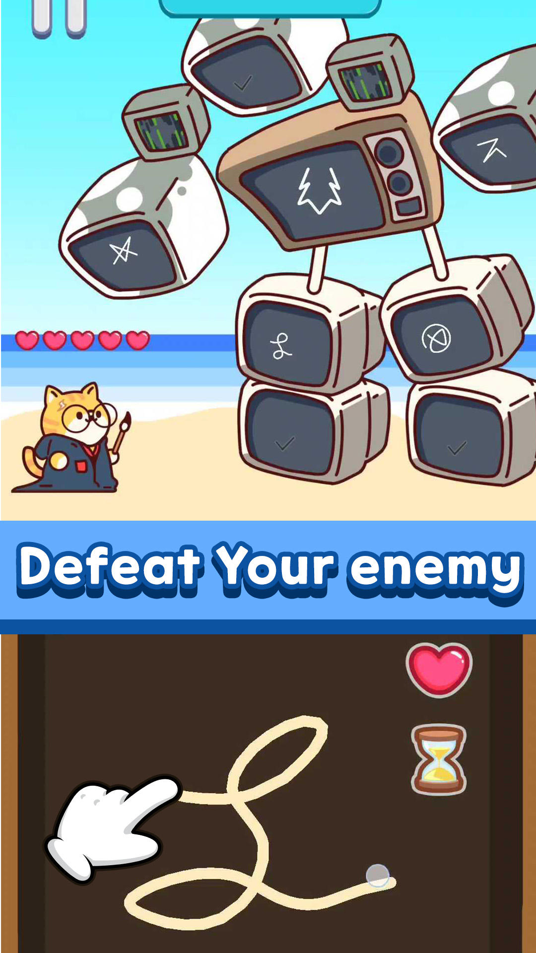 Magic Cat: Draw Adventure Game Screenshot