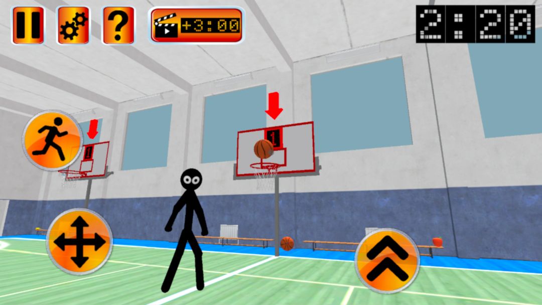 Stickman Teacher. Basketball Basics screenshot game