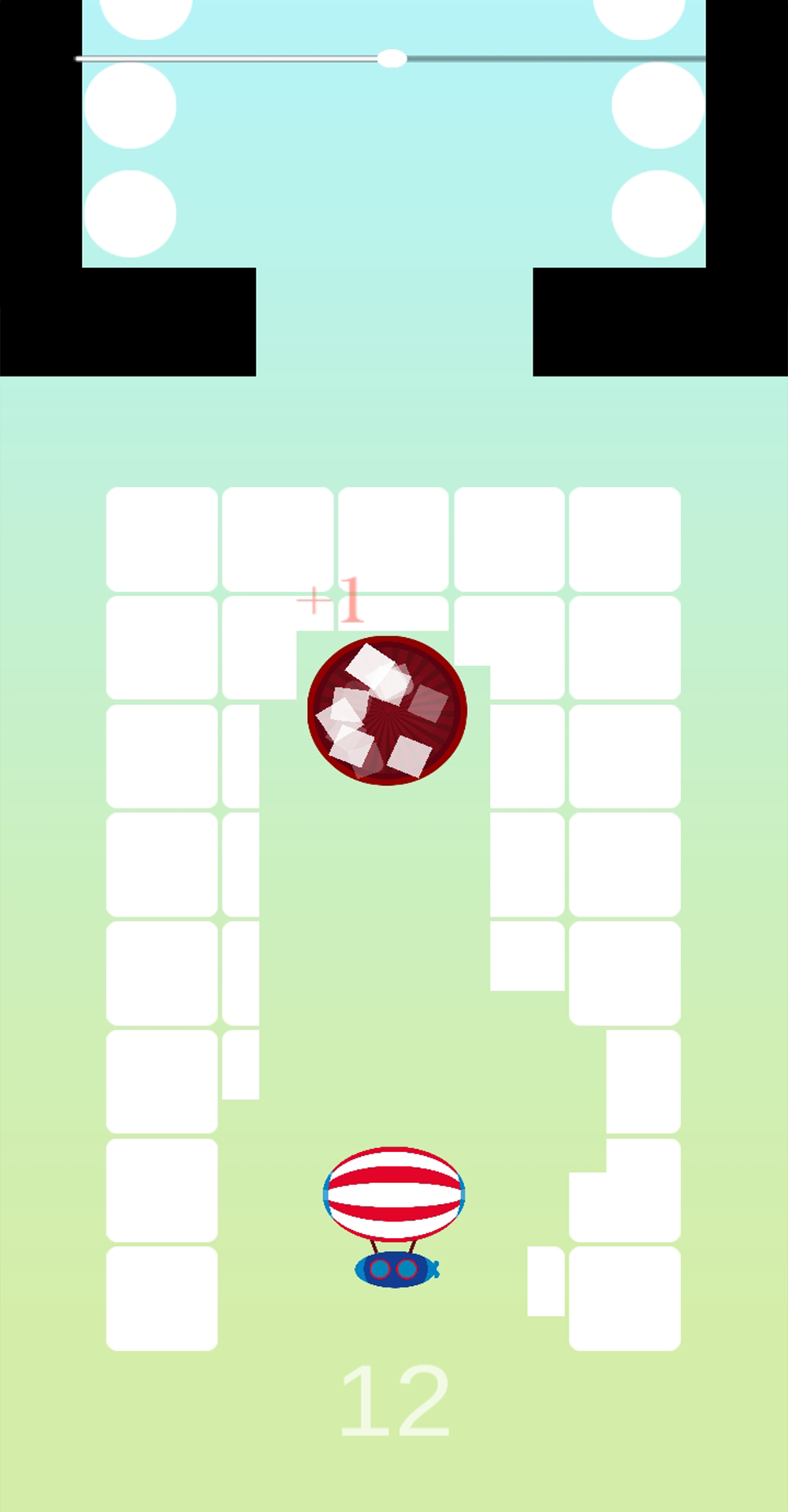 Radial Hole Up! - Keep Rising Up Game Screenshot