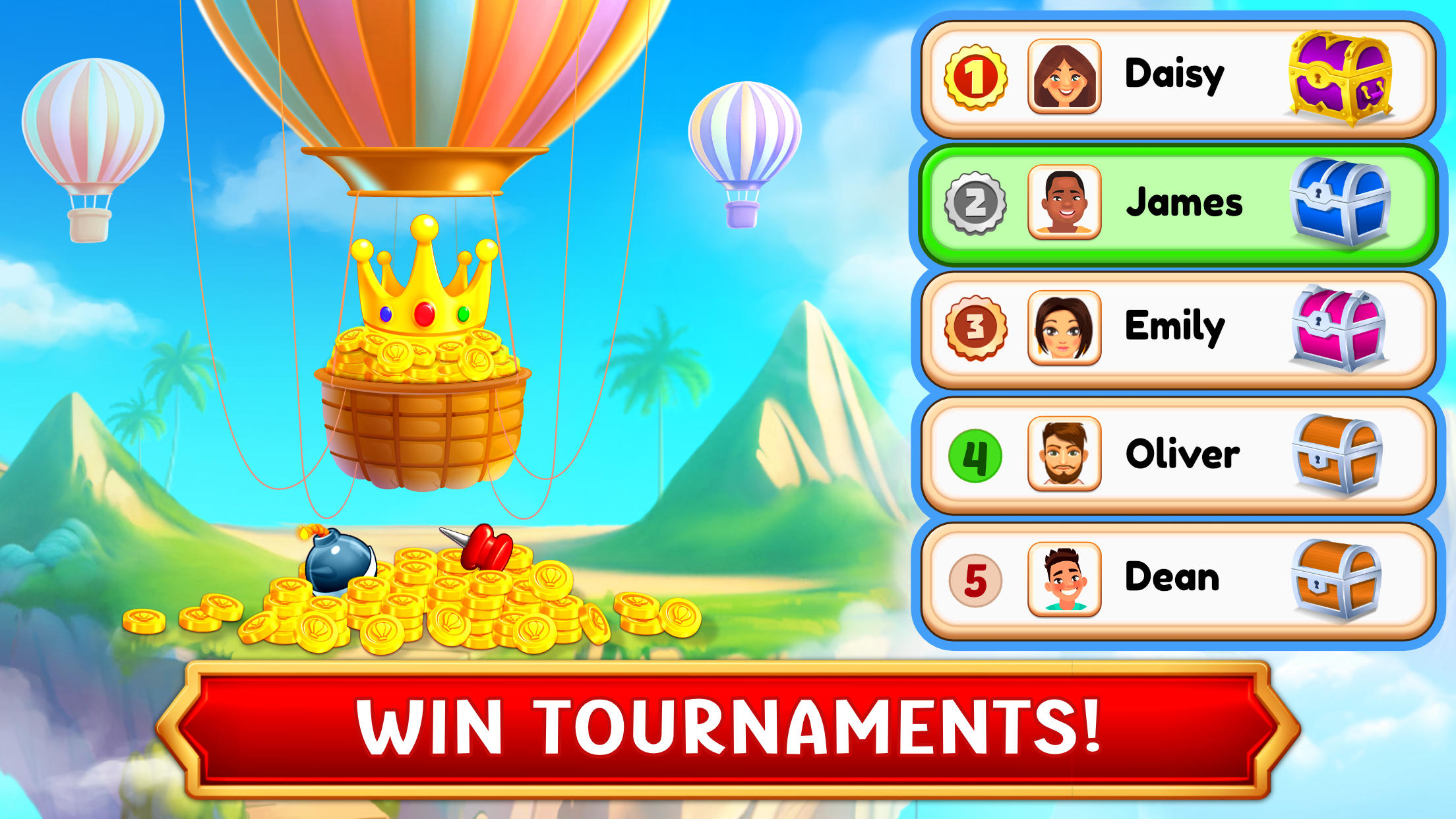 Balloon Pop: Match 3 Games Game Screenshot