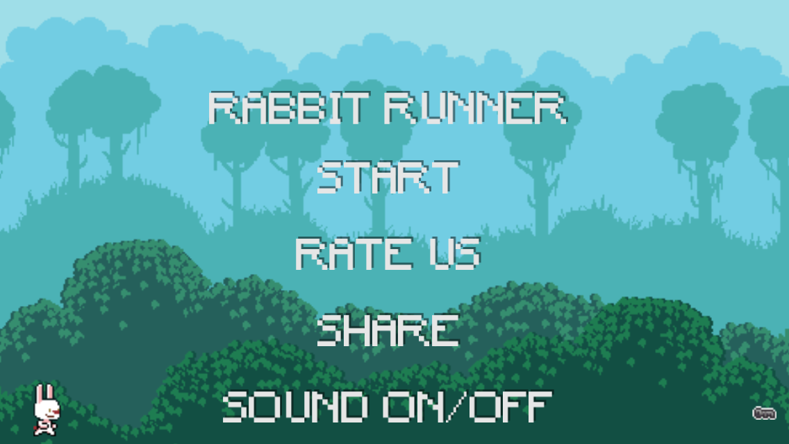 Screenshot 1 of Rabbit Runner - Juegos de plataformas de píxeles 