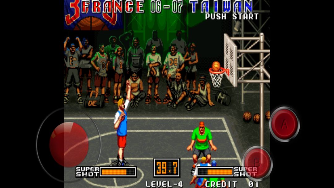 Screenshot of 3V3 Basketball game