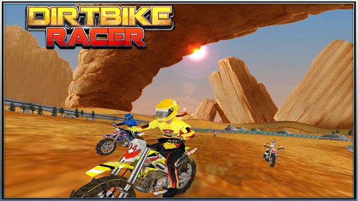 Dirt Bike Motorcycle Race Game Screenshot