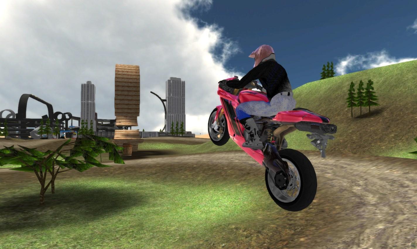 Cuplikan Layar Game Extreme Bike Race Driving