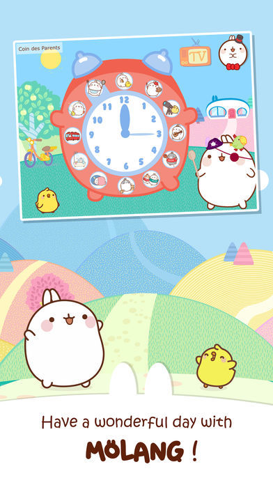 Screenshot 1 of MOLANG: A HAPPY DAY - FUN GAMES FOR TODDLERS 