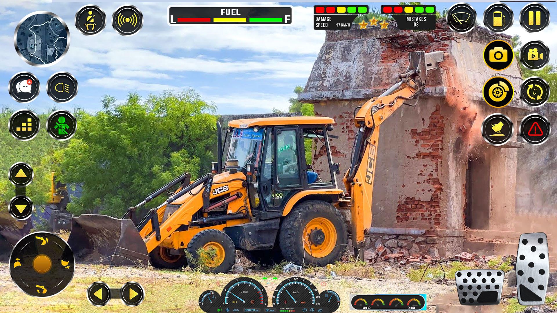 Cuplikan Layar Game Construction Games 3D JCB Game