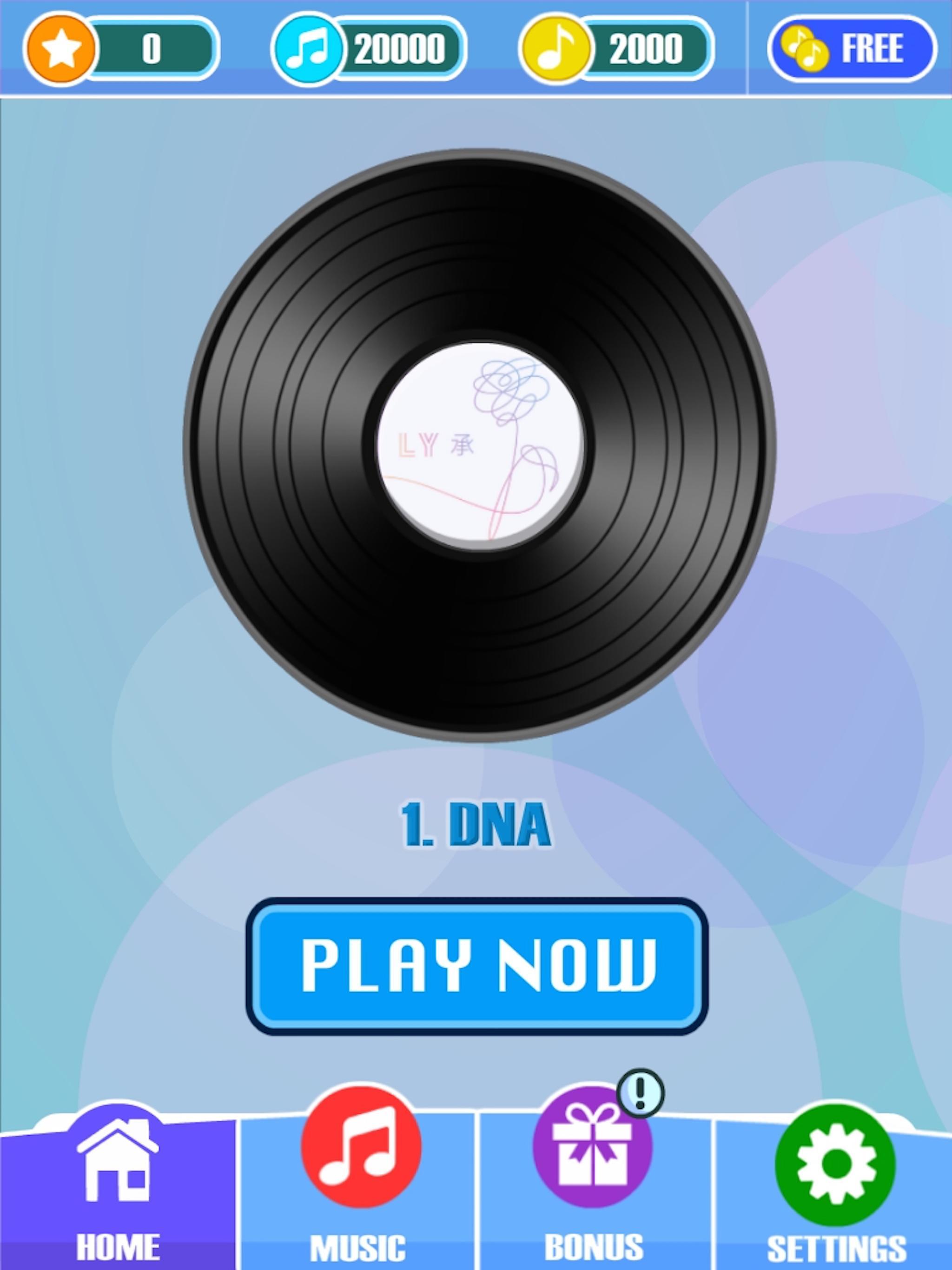 Magic Tiles - BTS Edition (K-Pop) Game Screenshot