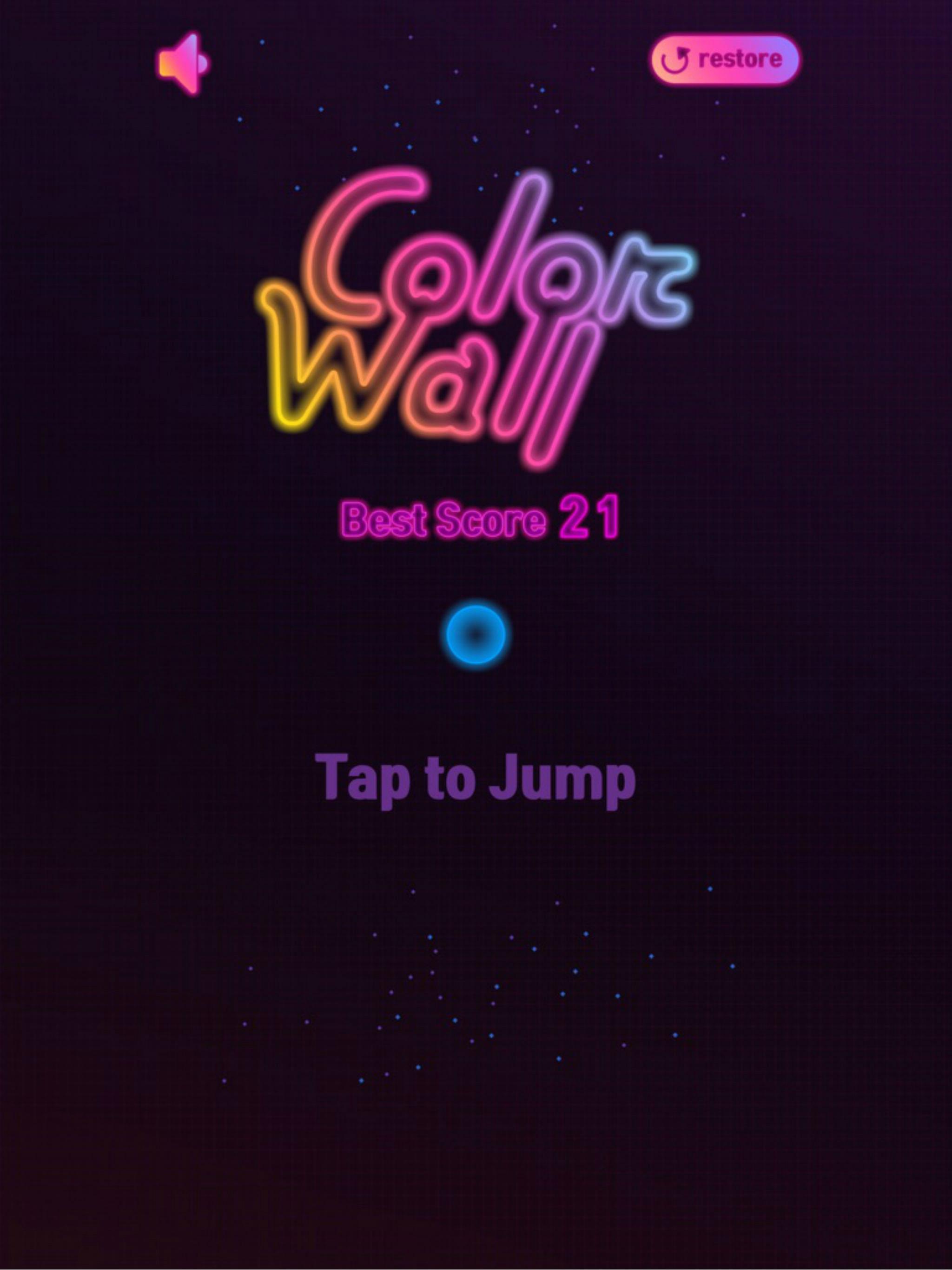 Screenshot of Color Wall
