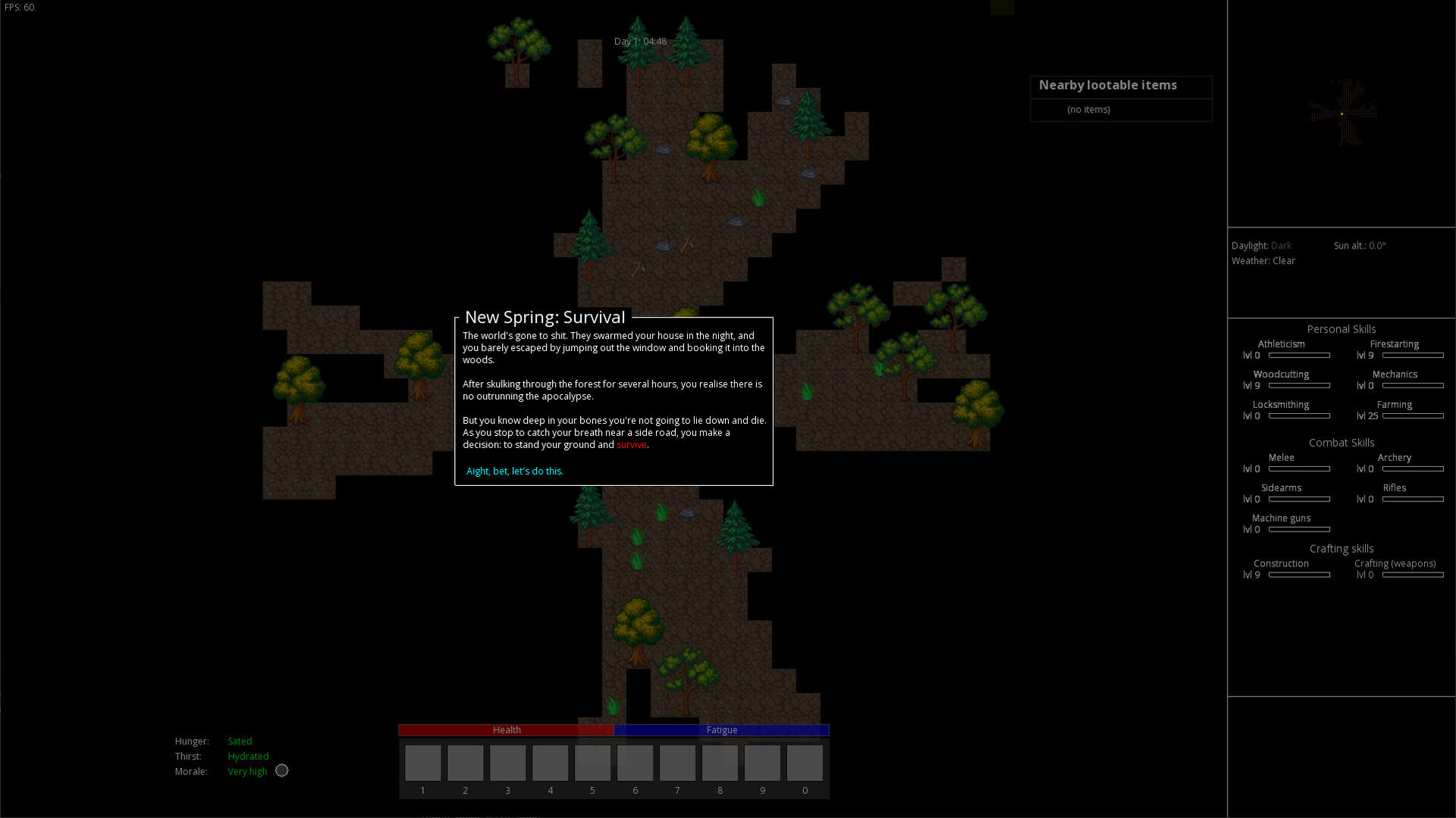 Screenshot of New Spring: Survival