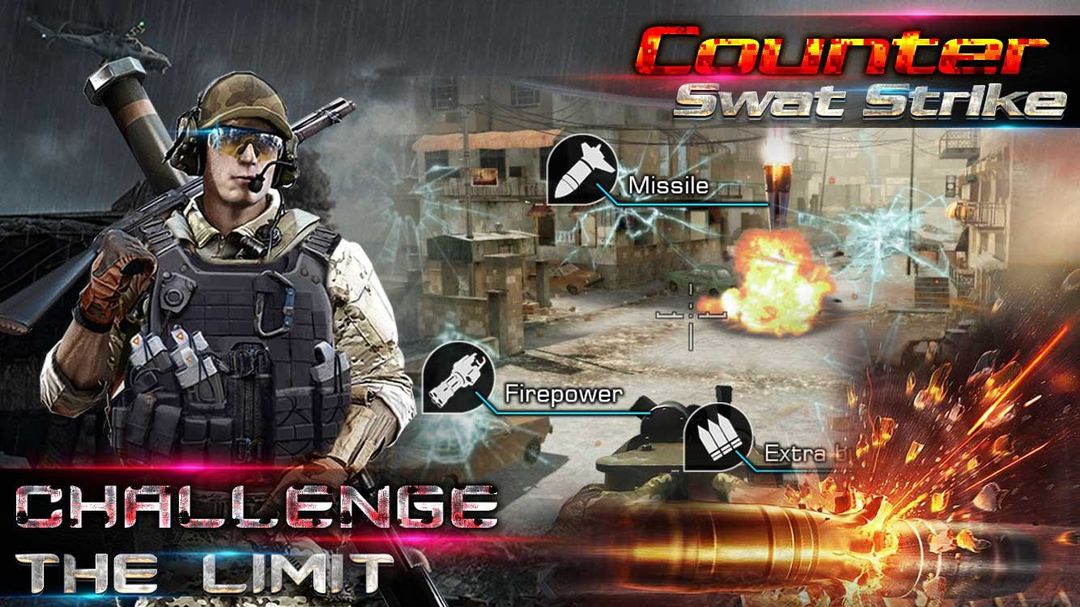 Counter Swat Gun Strike - Free Shooter Game 게임 스크린 샷
