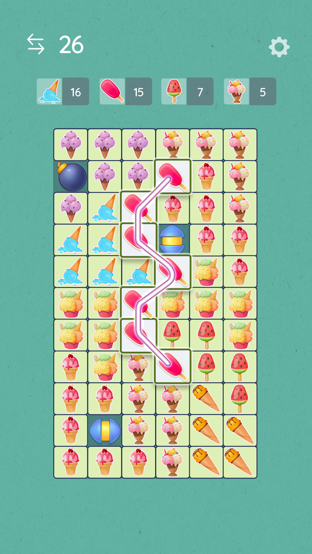 Captura de Tela do Jogo Tile Link - Match & Connect
