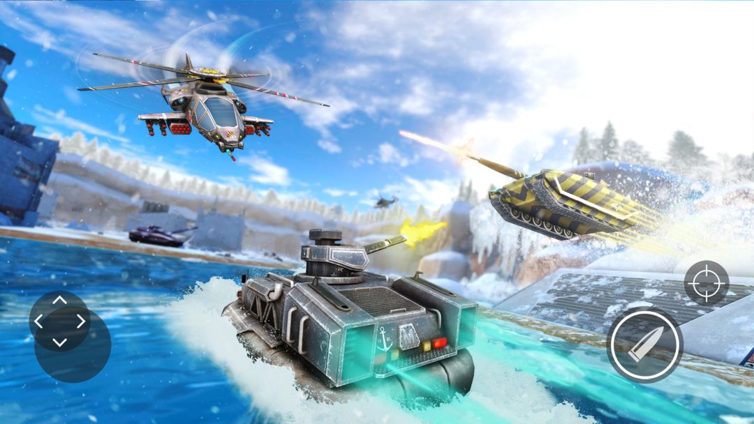 Massive Warfare: 탱크와 헬리콥터 게임 게임 스크린 샷