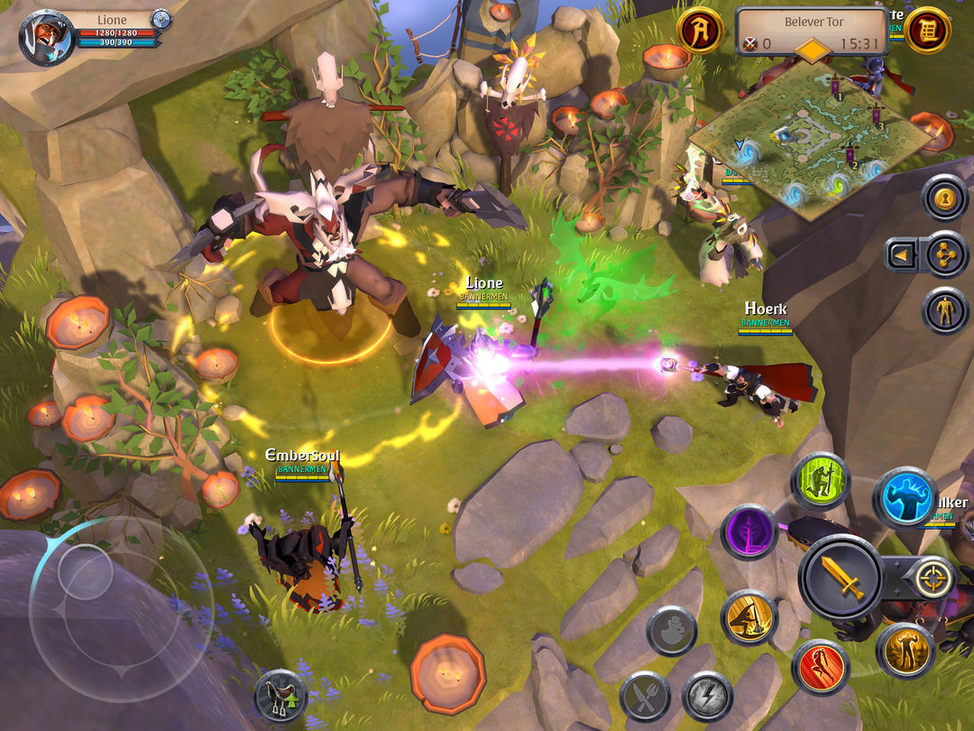 Albion Online ภาพหน้าจอเกม