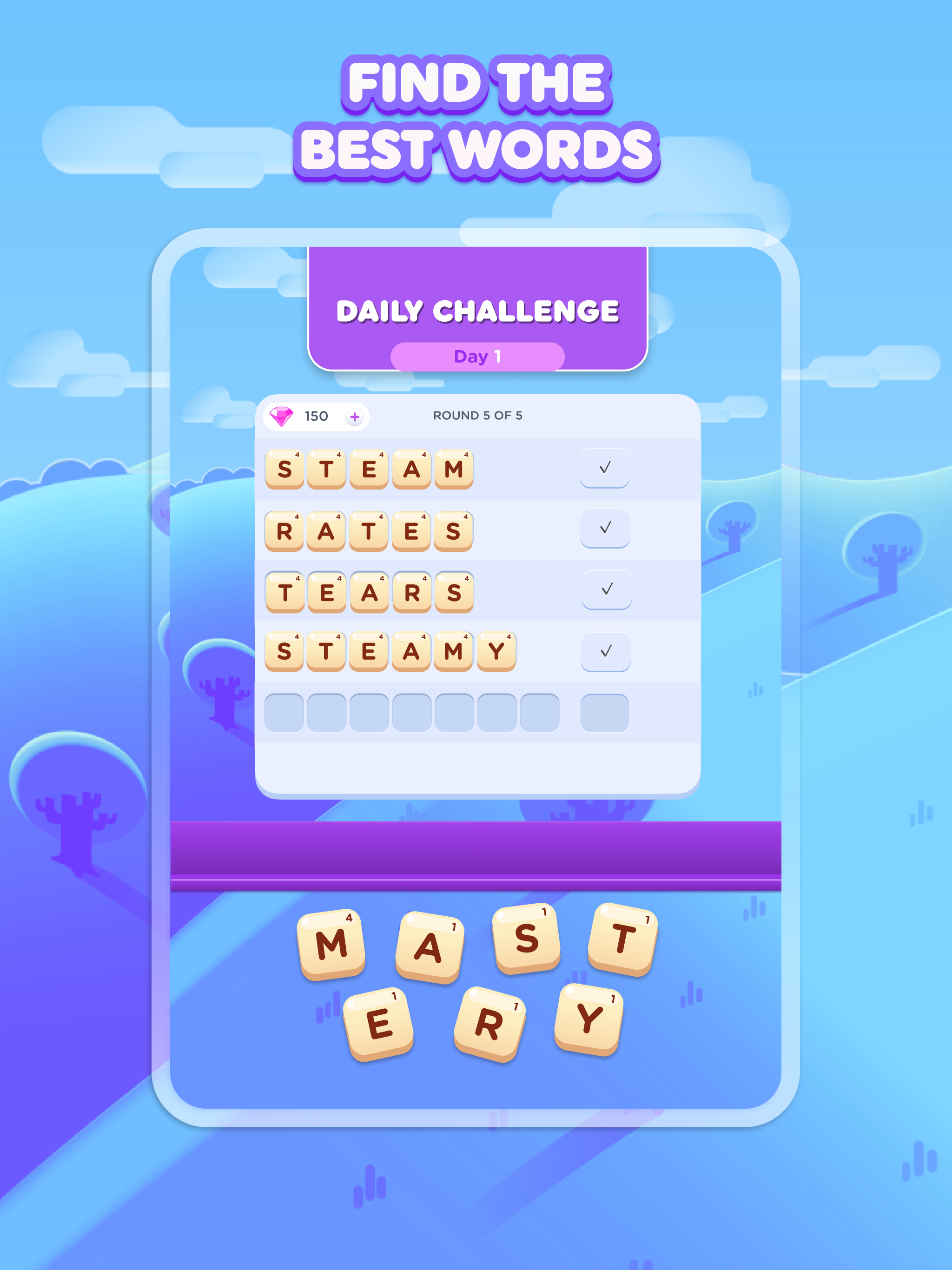 Wordzee! - Puzzle Word Game Game Screenshot