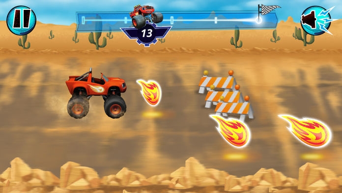 Screenshot of Playtime With Blaze and the Monster Machines
