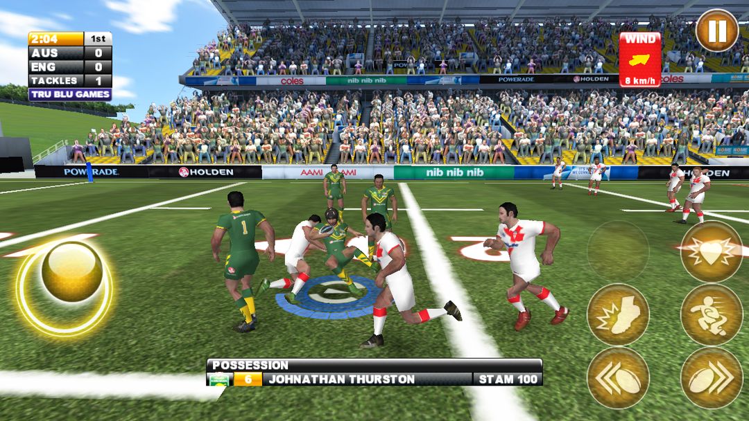 Screenshot of Rugby League Live 2: Quick