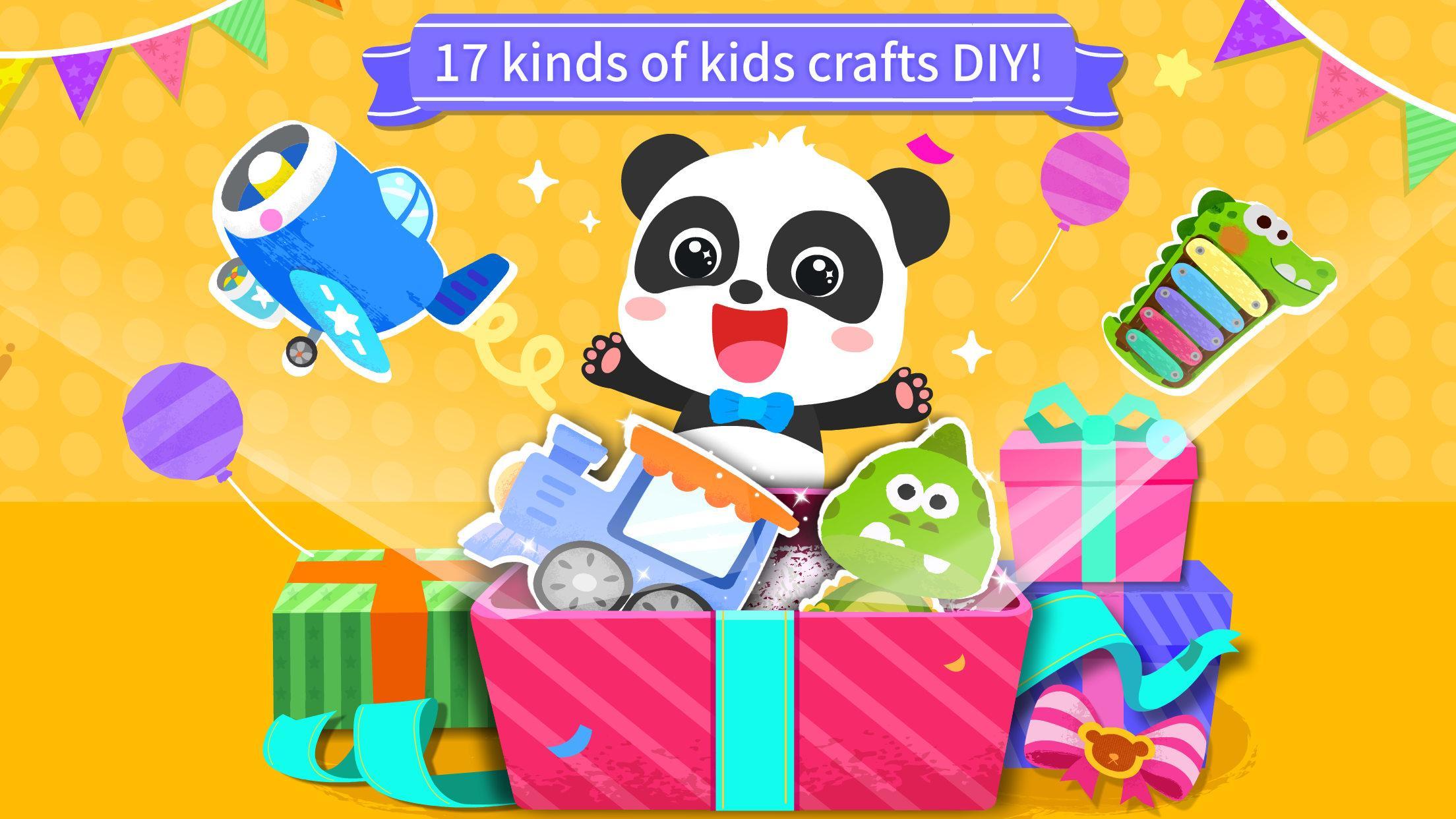 Baby Panda's Kids Crafts DIY Game Screenshot