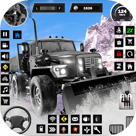 Snow Truck Driving Simulator