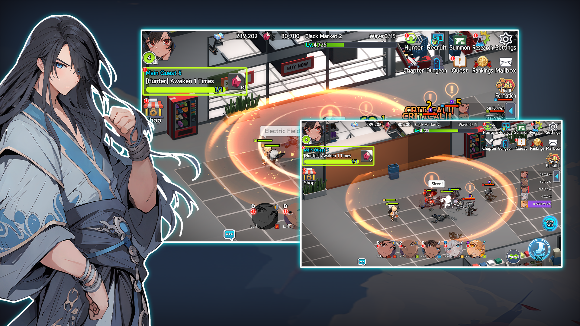 3D Idle RPG: Hunter Party Game Screenshot
