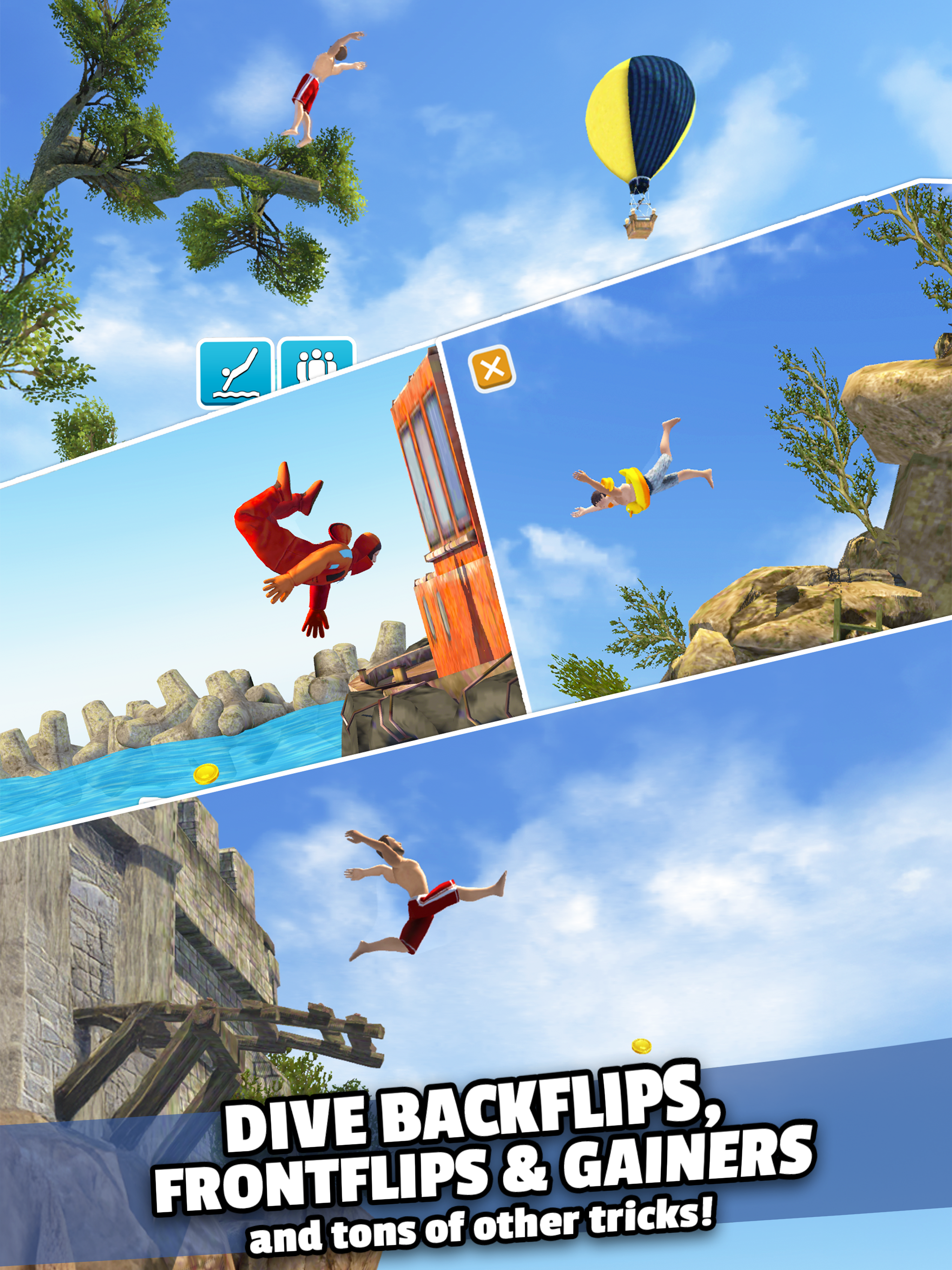 Flip Diving Game Screenshot