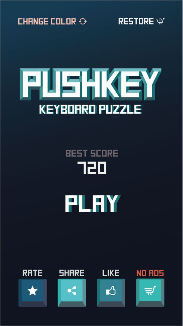 PushKey screenshot game