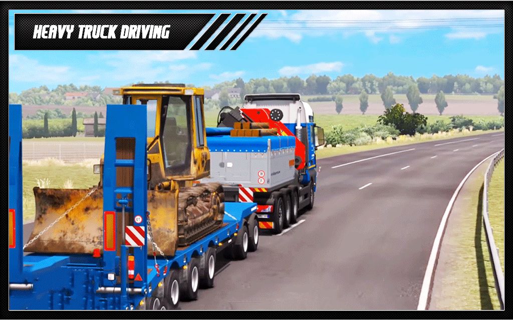 Screenshot of Rough Truck: Euro Cargo Delivery Transport Game 3D