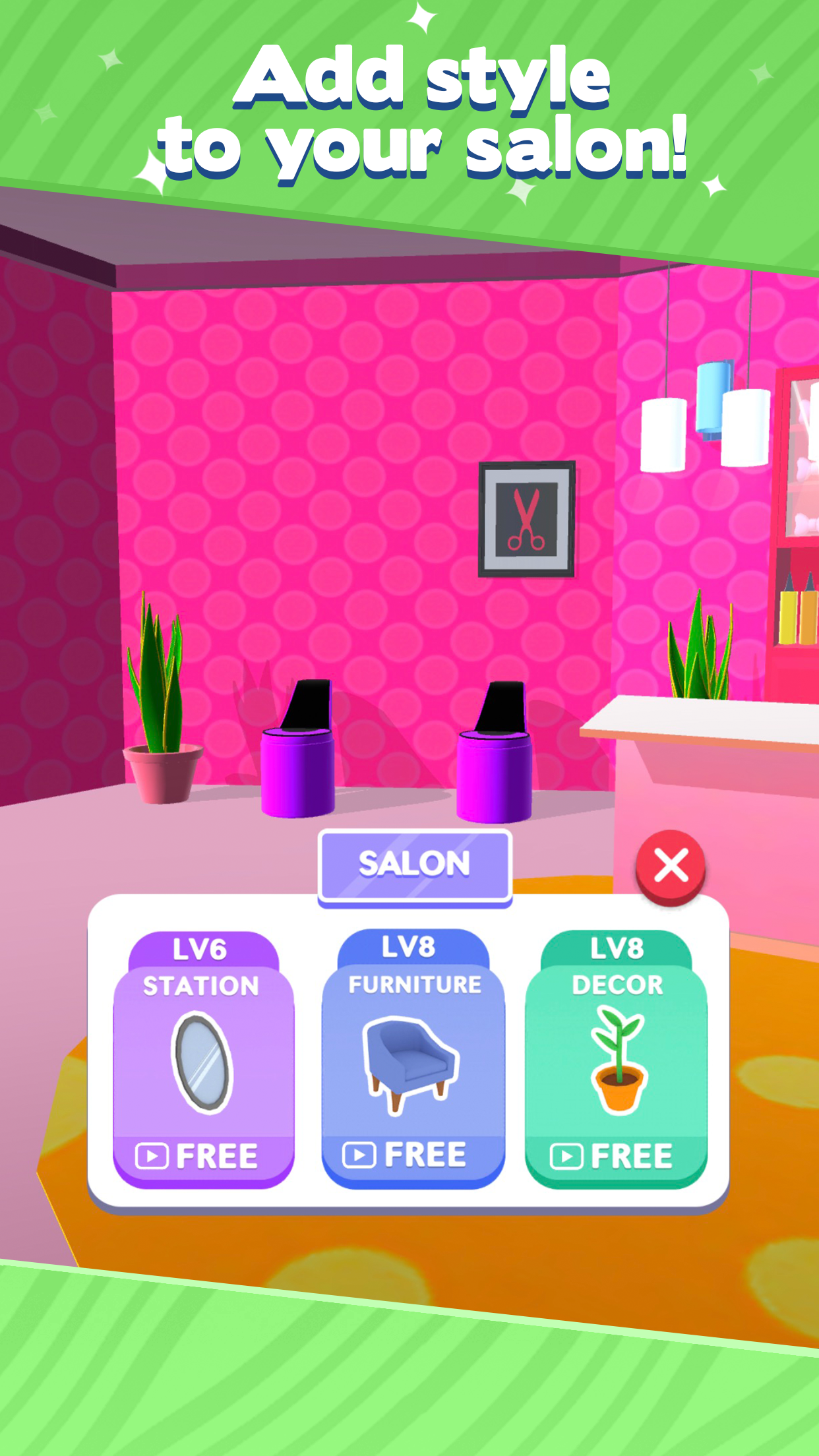 Braid Salon Game Screenshot