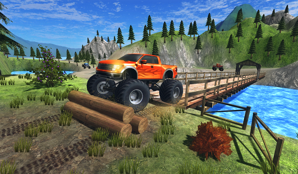 Monster Truck Driver 3D Game Screenshot