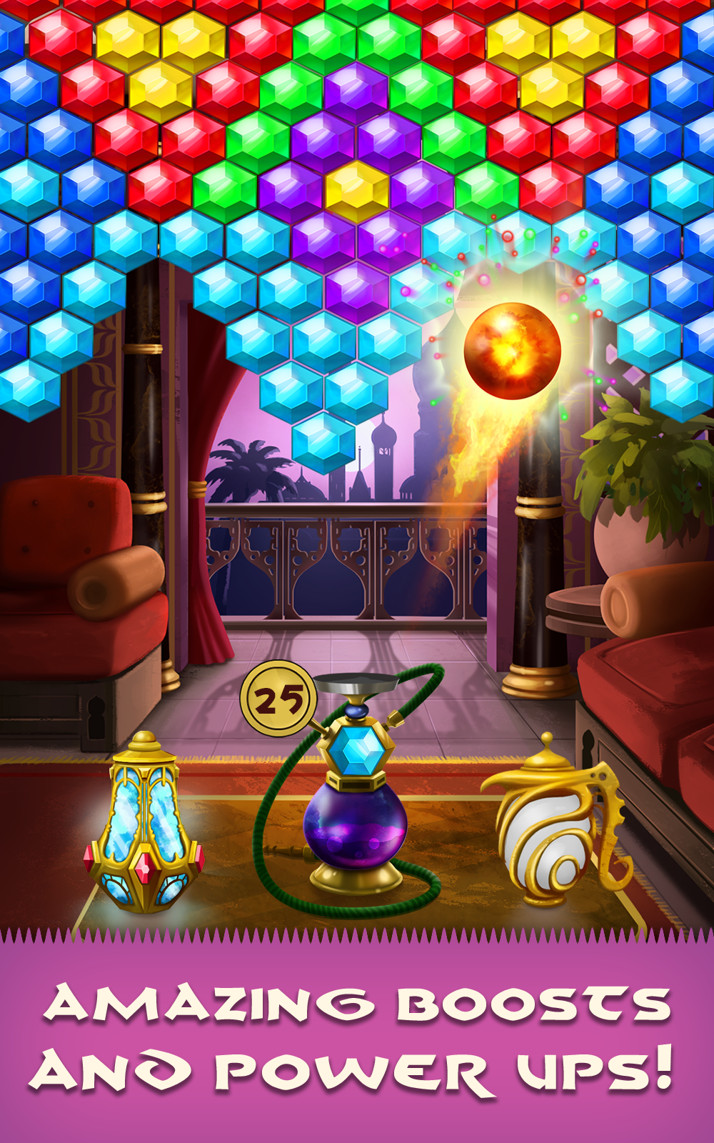 Diamond Bubble Game Screenshot