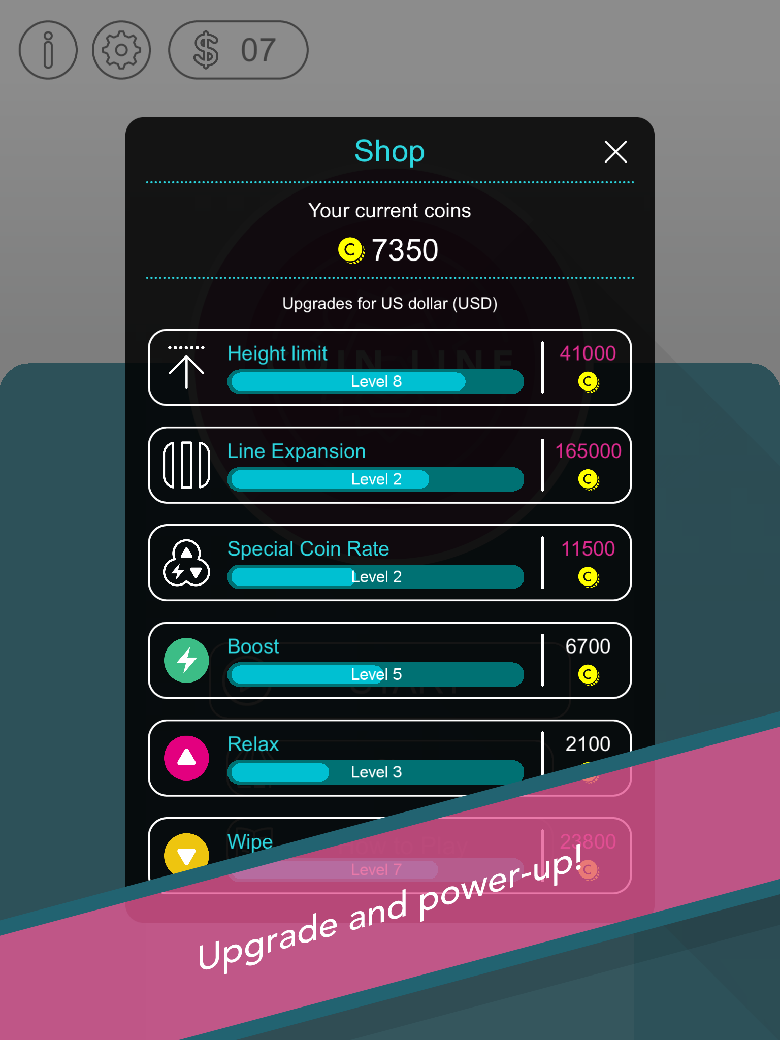 Coin Line - Merge Coin Puzzle Game Screenshot