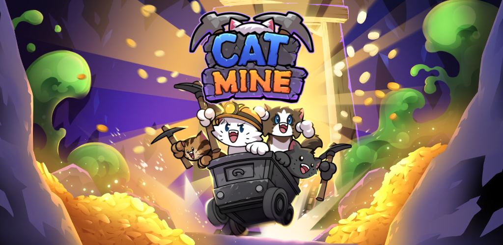 Screenshot dari video Cat Mine: Galaxy Adventure