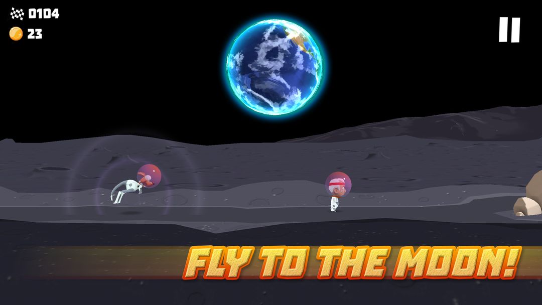 Kangoorun: Fly to the Moon 게임 스크린 샷