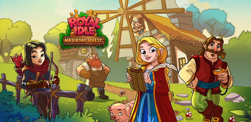 Banner of Royal Idle: Medieval Quest 1.35