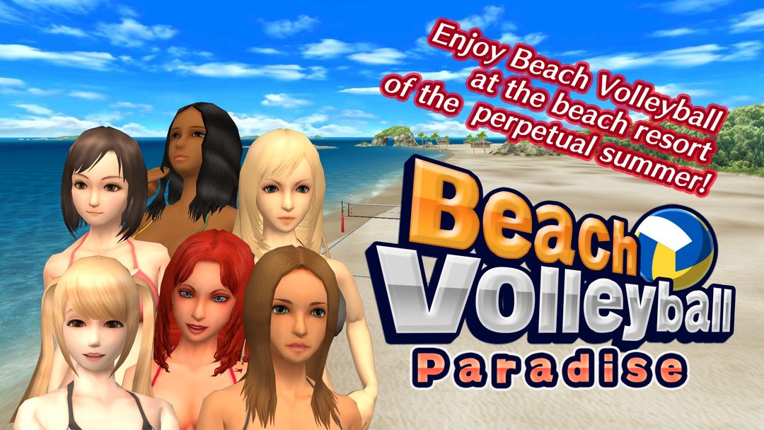 Beach Volleyball Paradise 게임 스크린 샷