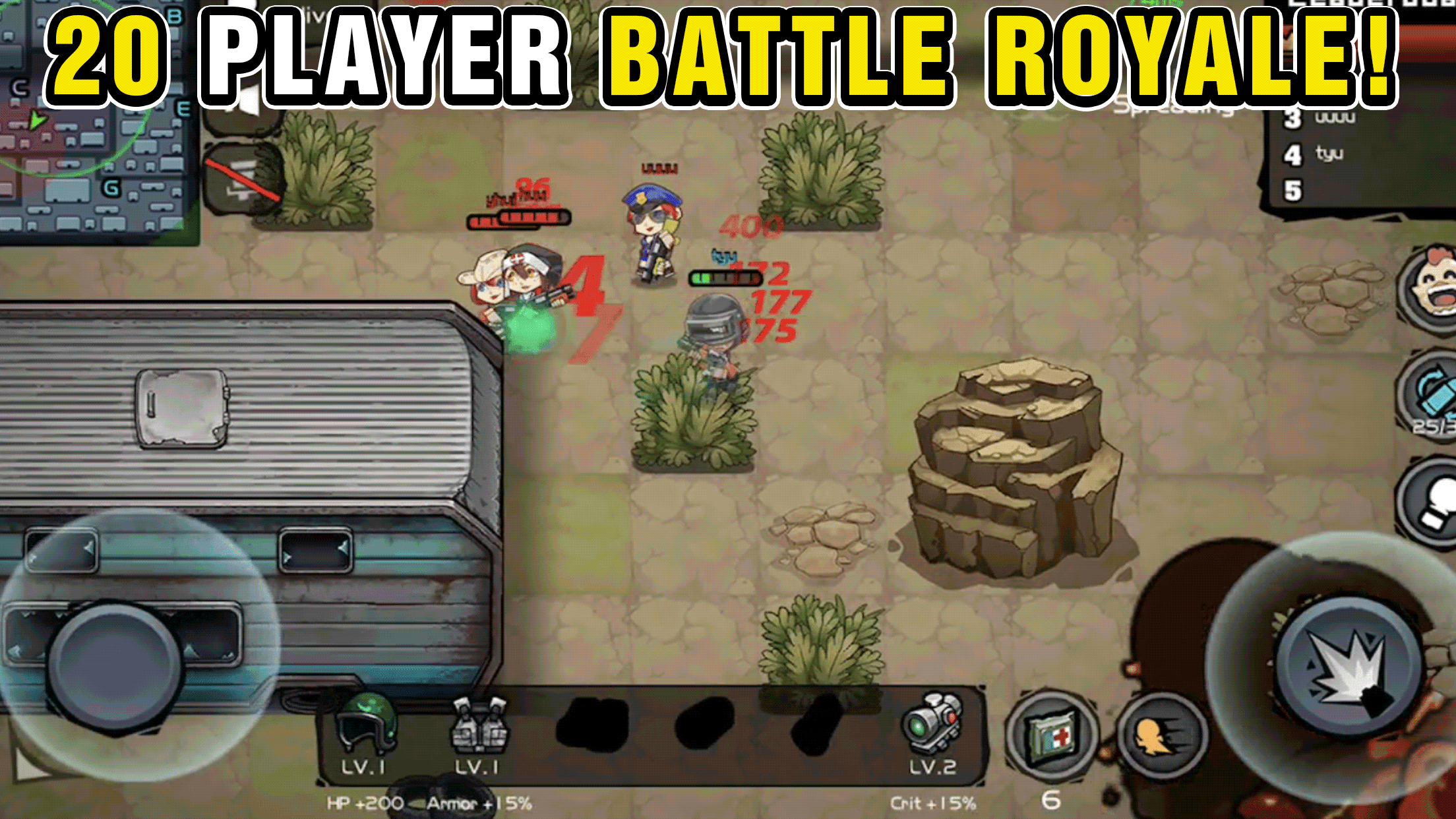 Screenshot of Gun Gladiators: Battle Royale