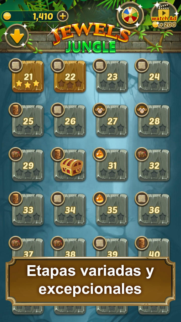 Screenshot 1 of Jewels Jungle : Match 3 Puzzle 109